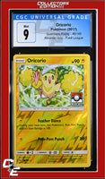 Guardians Rising Oricorio 46/145 Reverse Holo Pokemon League CGC 9
