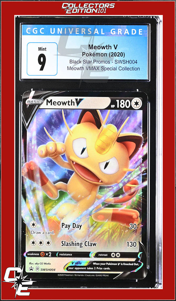 SWSH Black Star Promo Meowth V Meowth VMAX Special Collection