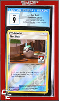 Lost Thunder Net Ball 187a/214 Reverse - Alternate Art Pokemon League CGC 9
