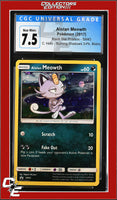 SM Black Star Promo Alolan Meowth SM43 C. Holo Burning Shadows 3-Pk. Blstrs. CGC 7.5
