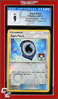 Guardians Rising Aqua Patch 119/145 Reverse Holo League Cup CGC 9
