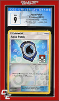 Guardians Rising Aqua Patch 119/145 Reverse Holo League Cup CGC 9
