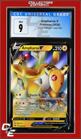 Vivid Voltage Ampharos V 049/185 CGC 9
