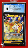 Vivid Voltage Ampharos V 049/185 CGC 9
