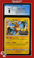 SM Black Star Promo Alolan Raichu SM72 Crimson Invasion Prerelease CGC 8
