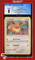 SM Black Star Promo Eevee SM184 C. Holo Unbroken Bonds 1-Pk. Blstr. CGC 8
