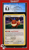 Sun & Moon Eevee 101/149 C. Holo Espeon/Umbreon-GX P. Coll. CGC 8.5
