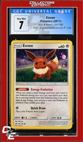 Sun & Moon Eevee 101/149 C. Holo Espeon/Umbreon-GX P. Coll. CGC 7
