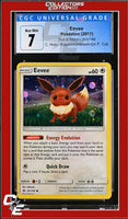Sun & Moon Eevee 101/149 C. Holo Espeon/Umbreon-GX P. Coll. CGC 7
