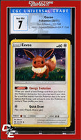 Sun & Moon Eevee 101/149 C. Holo Espeon/Umbreon-GX P. Coll. CGC 7
