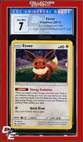 Sun & Moon Eevee 101/149 C. Holo Espeon/Umbreon-GX P. Coll. CGC 7
