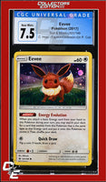 Sun & Moon Eevee 101/149 C. Holo Espeon/Umbreon-GX P. Coll. CGC 7.5
