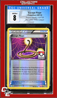 Plasma Storm Escape Rope 120/135 Rev. Holo Pokemon League CGC 8
