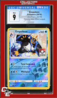 Ultra Prism Empoleon 34/156 Reverse Holo Pokemon League CGC 9
