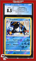 Ultra Prism Empoleon 34/156 Reverse Holo Pokemon League CGC 8.5
