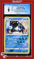 Ultra Prism Empoleon 34/156 Reverse Holo Pokemon League CGC 9
