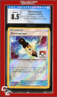 Lost Thunder Electropower 172a/214 Reverse - Alt. Art Pokemon League CGC 8.5
