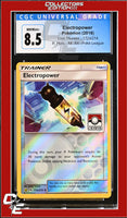 Lost Thunder Electropower 172a/214 Reverse - Alt. Art Pokemon League CGC 8.5
