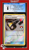 Guardians Rising Enhanced Hammer 124a/145 Alternate Art Pokemon League CGC 8
