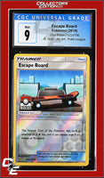 Ultra Prism Escape Board 122a/156 Reverse - Alternate Art Pokemon League CGC 9
