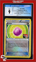 Noble Victories Eviolite 91/101 Crosshatch Holo Player Rewards Prog. CGC 9
