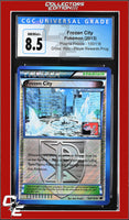 Plasma Freeze Frozen City 100/116 Crosshatch Holo Player Rewards Prog. CGC 8.5
