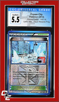 Plasma Freeze Frozen City 100/116 Crosshatch Holo Player Rewards Prog. CGC 5.5
