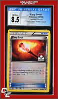 Flashfire Fiery Torch 89/106 Crosshatch Holo Pokemon League CGC 8.5
