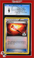 Flashfire Fiery Torch 89/106 Crosshatch Holo Pokemon League CGC 9
