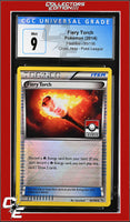 Flashfire Fiery Torch 89/106 Crosshatch Holo Pokemon League CGC 9
