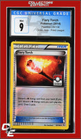 Flashfire Fiery Torch 89/106 Crosshatch Holo Pokemon League CGC 9
