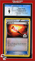 Flashfire Fiery Torch 89/106 Crosshatch Holo Pokemon League CGC 9
