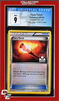Flashfire Fiery Torch 89/106 Crosshatch Holo Pokemon League CGC 9

