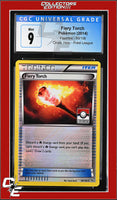 Flashfire Fiery Torch 89/106 Crosshatch Holo Pokemon League CGC 9
