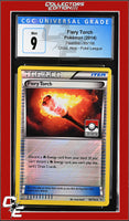 Flashfire Fiery Torch 89/106 Crosshatch Holo Pokemon League CGC 9
