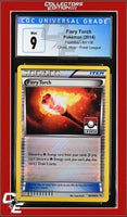Flashfire Fiery Torch 89/106 Crosshatch Holo Pokemon League CGC 9
