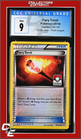 Flashfire Fiery Torch 89/106 Crosshatch Holo Pokemon League CGC 9
