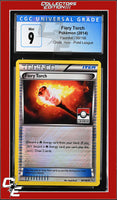 Flashfire Fiery Torch 89/106 Crosshatch Holo Pokemon League CGC 9
