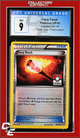 Flashfire Fiery Torch 89/106 Crosshatch Holo Pokemon League CGC 9
