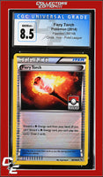 Flashfire Fiery Torch 89/106 Crosshatch Holo Pokemon League CGC 8.5
