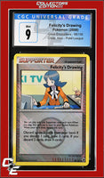 Great Encounters Felicity's Drawing 98/106 Crosshatch Holo Player Rewards Prog. CGC 9
