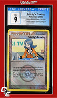 Great Encounters Felicity's Drawing 98/106 Crosshatch Holo Player Rewards Prog. CGC 9
