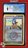 Great Encounters Felicity's Drawing 98/106 Crosshatch Holo Player Rewards Prog. CGC 9
