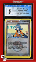 Great Encounters Felicity's Drawing 98/106 Crosshatch Holo Player Rewards Prog. CGC 9
