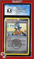 Great Encounters Felicity's Drawing 98/106 Crosshatch Holo Player Rewards Prog. CGC 8.5
