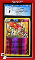 BREAKthrough Floette 102/162 Reverse Holo Pokemon League CGC 9
