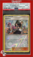 Burning Shadows 115A Guzma Reverse 2019 Alternate Art Regional STAFF PSA 9
