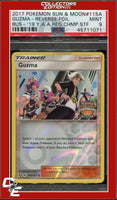 Burning Shadows 115A Guzma Reverse 2019 Alternate Art Regional STAFF PSA 9
