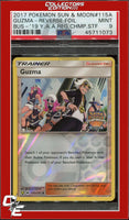 Burning Shadows 115A Guzma Reverse 2019 Alternate Art Regional STAFF PSA 9
