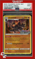 Black Star Promo Coalossal SWSH024 Rebel Clash Prerelease STAFF PSA 9
